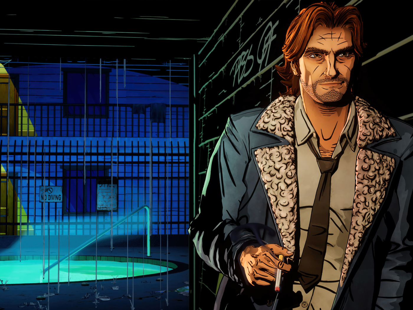Персонаж компьютерной игры The Wolf Among Us 2