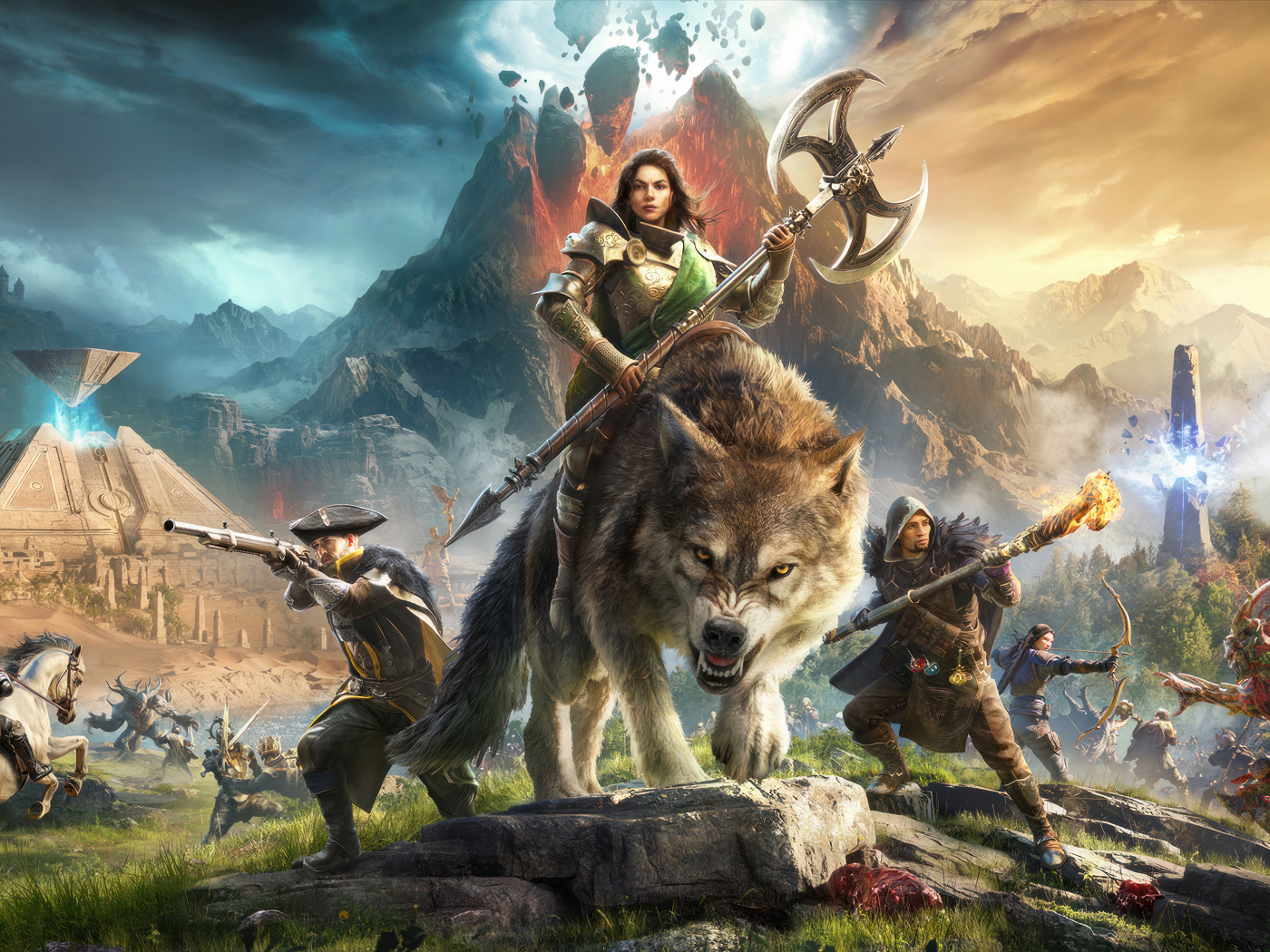 Постер компьютерной игры New World: Aeternum, 2024