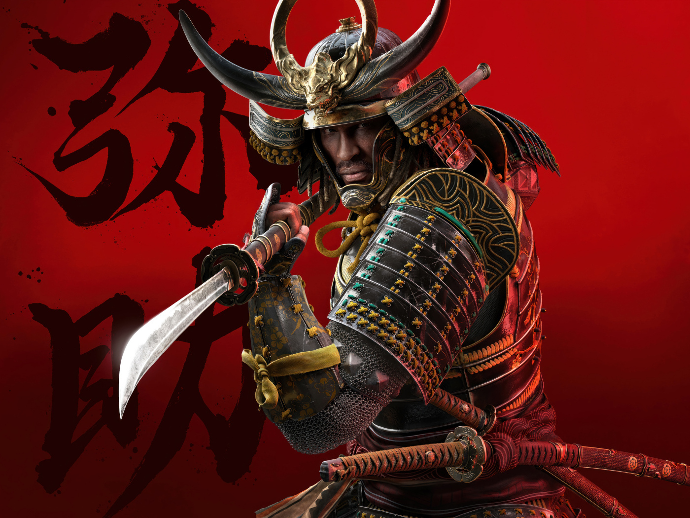 Самурай с острым мечом в компьютерной игре Assassin’s Creed Shadows, 2024