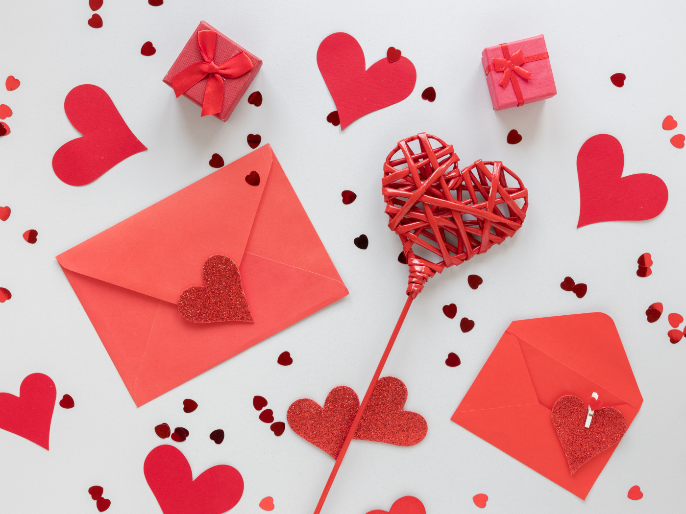 Конверты с валентинками на день влюбленных