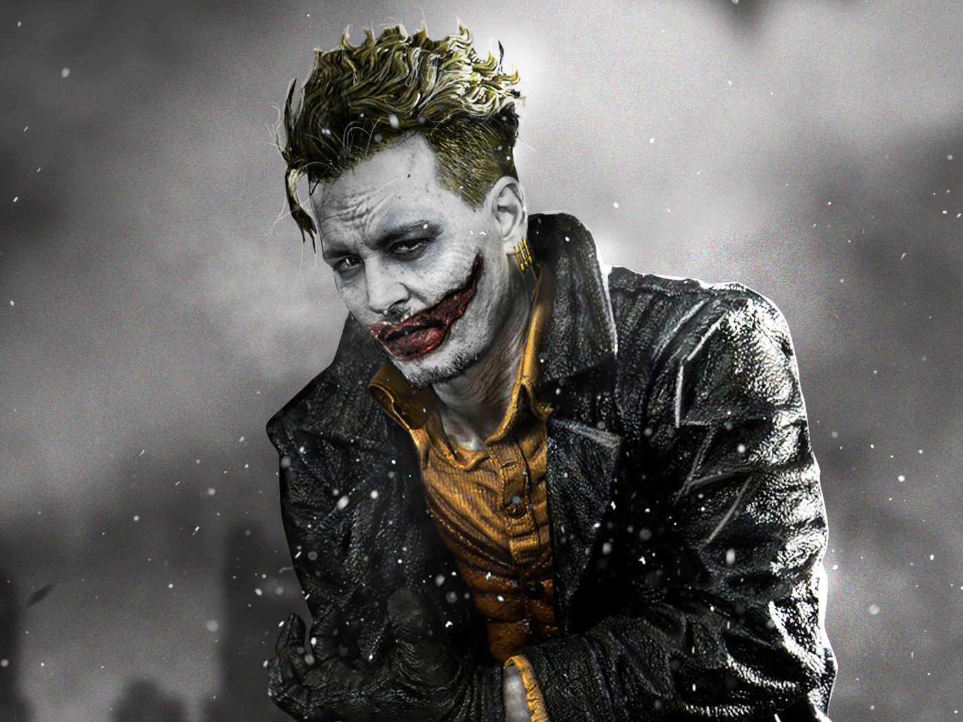 Актер Джонни Депп в образе Джокера