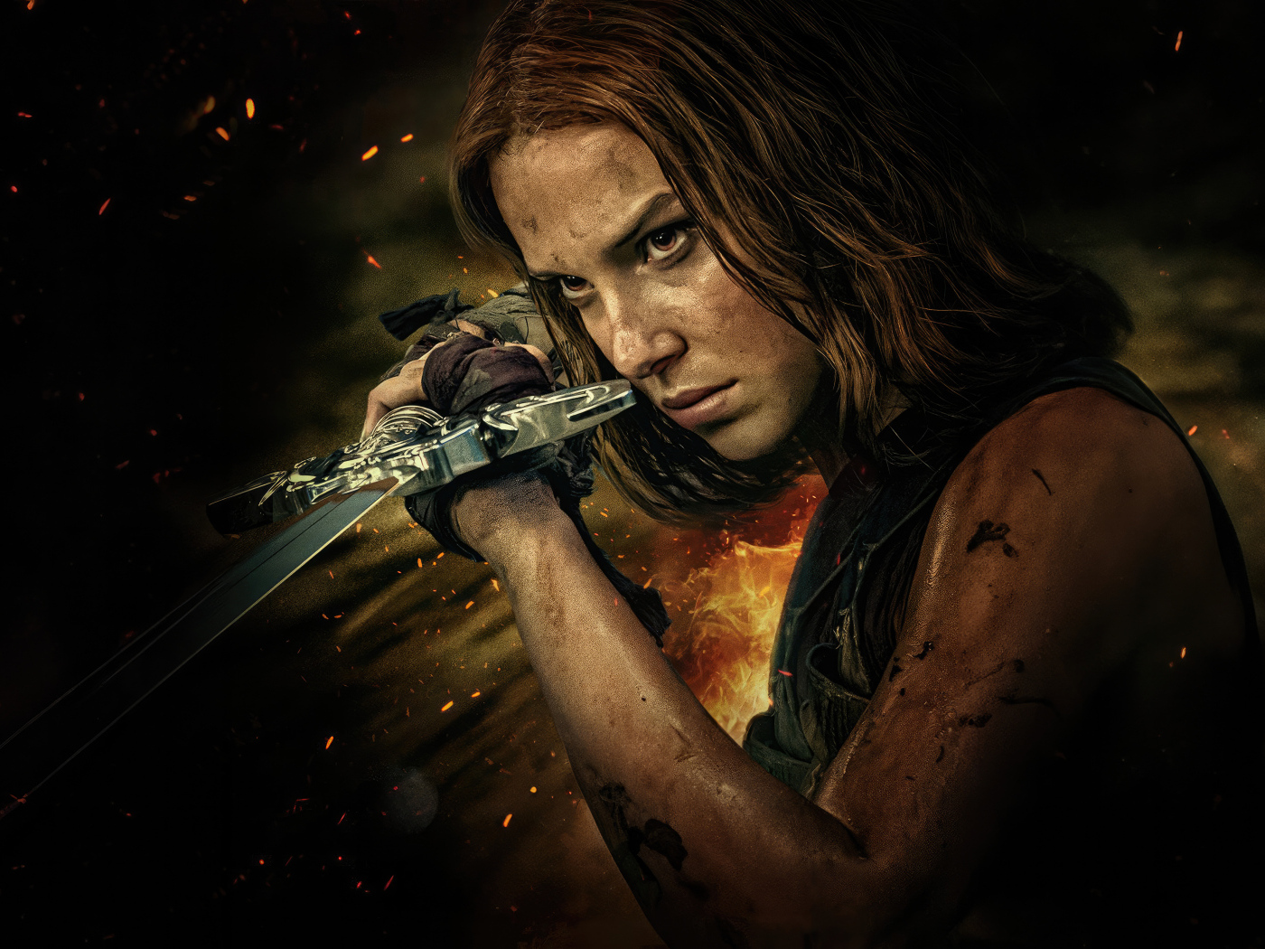 Актриса Милли Бобби Браун в фильме Дева и дракон