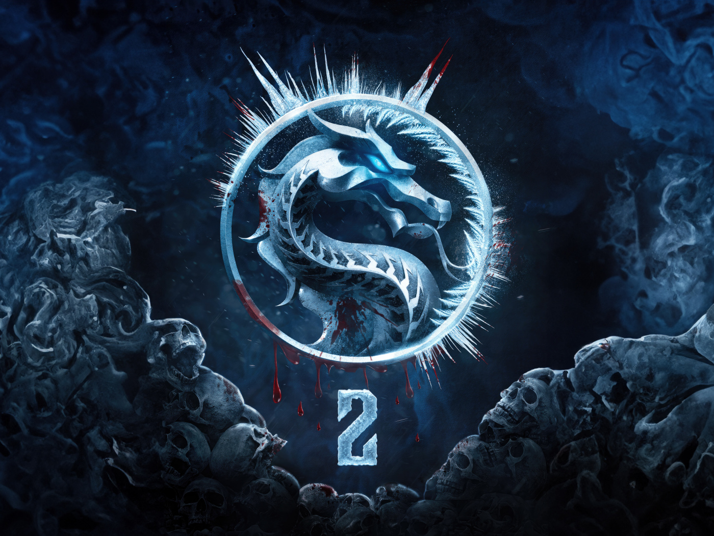 Ледяной постер нового фильма Мортал Комбат 2, 2024