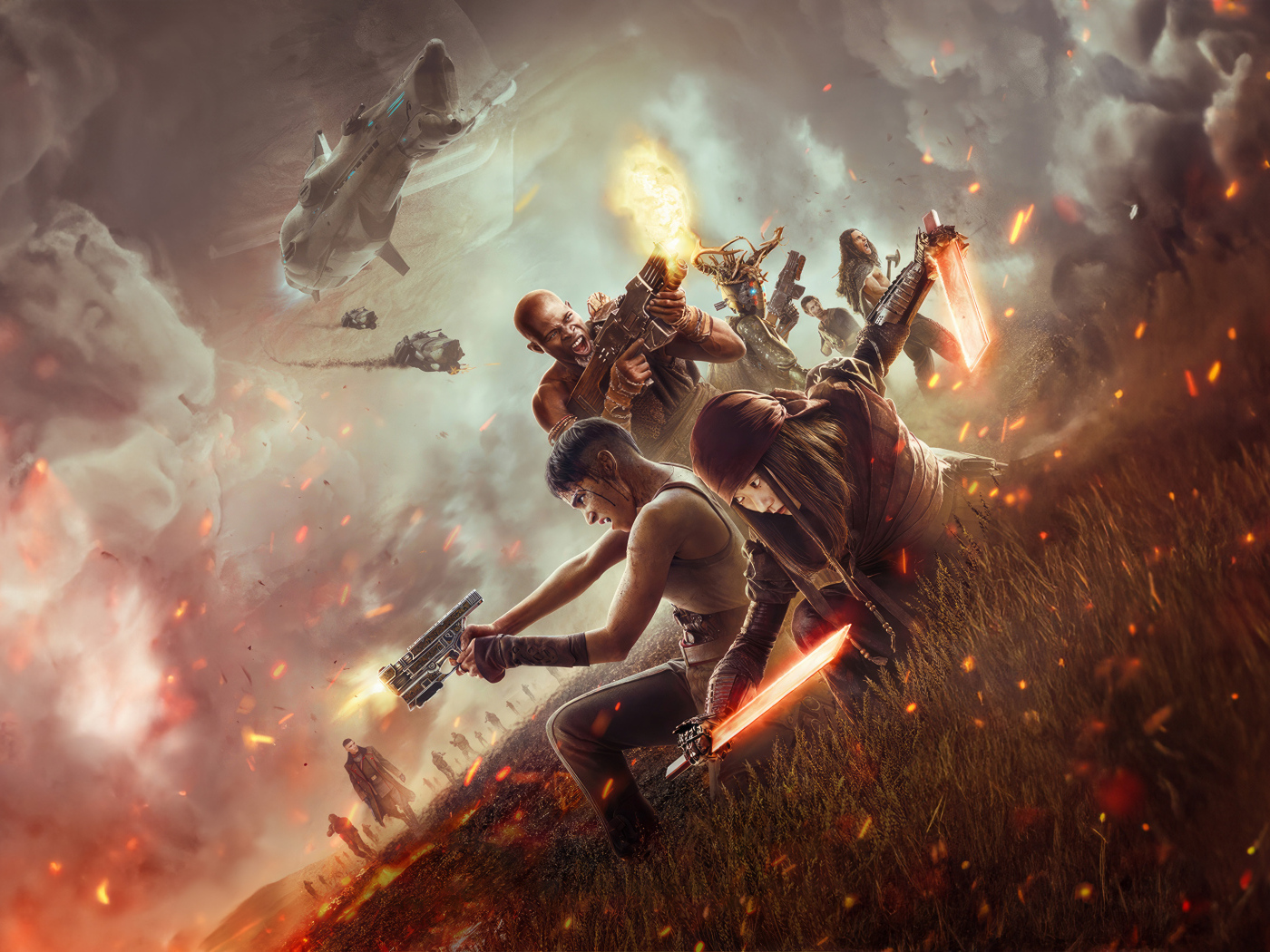 Постер  нового фильма Мятежная Луна: Дарующая шрамы, 2024