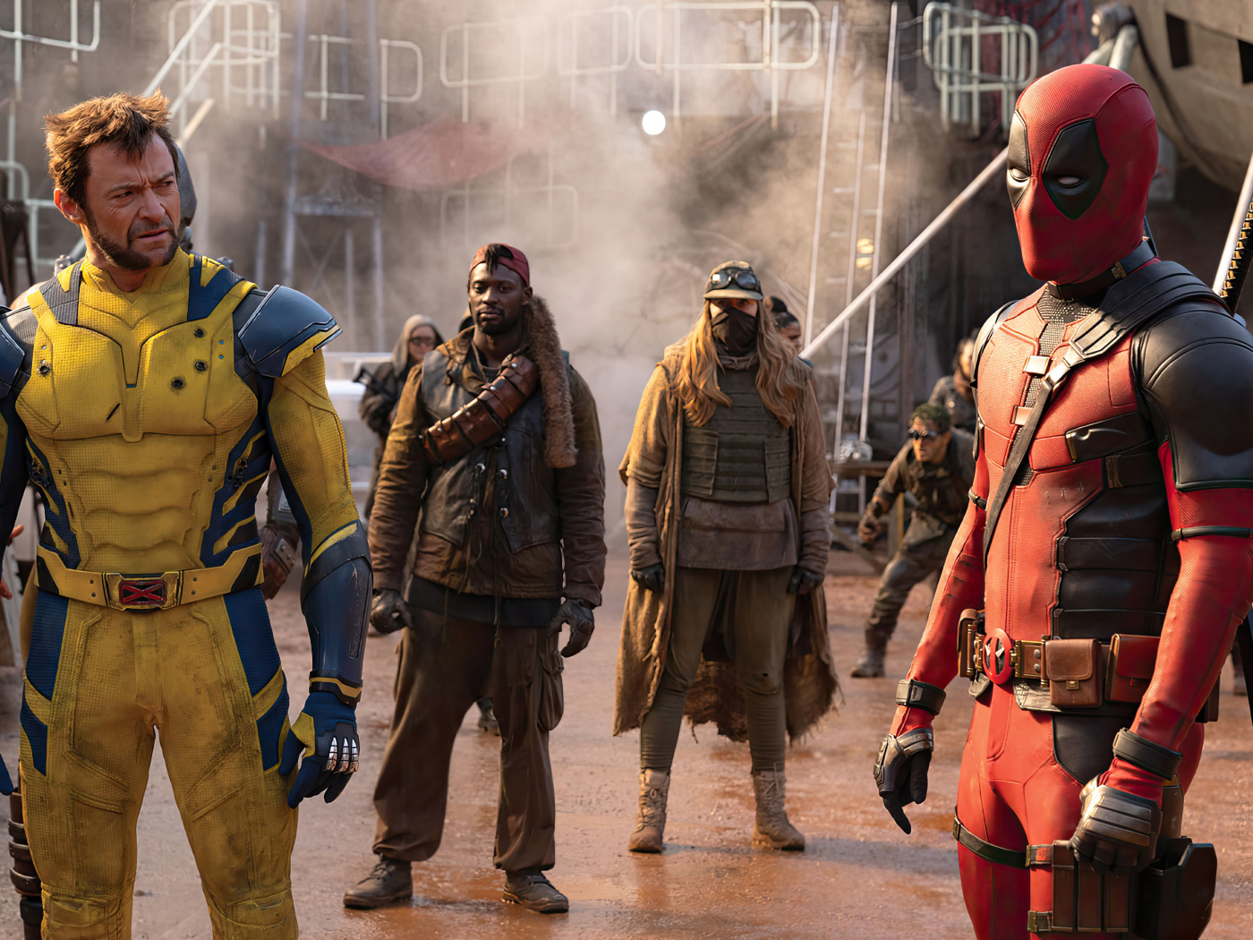 Кадр нового фильма Дэдпул и Росомаха, 2024