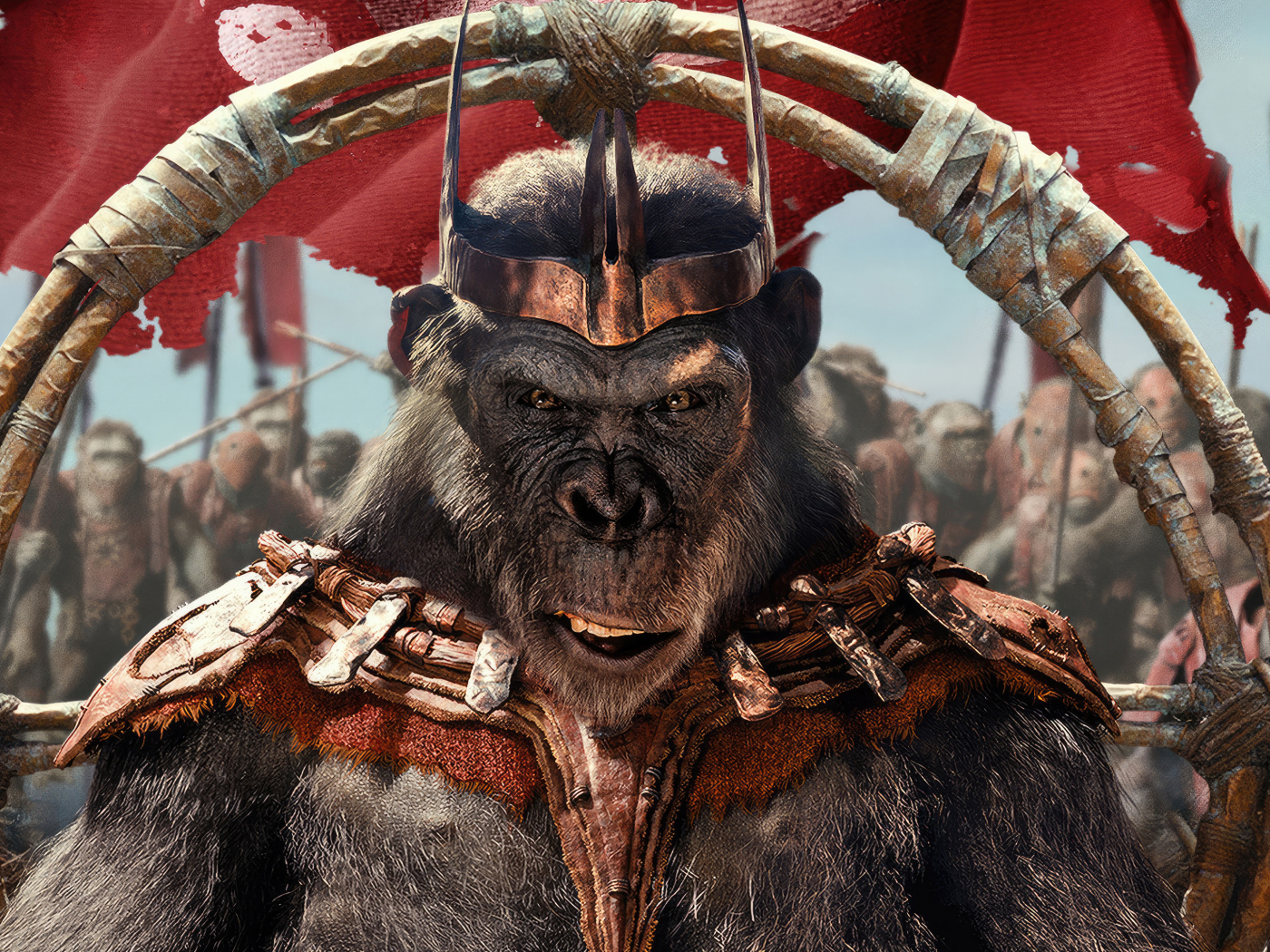 Король обезьян в новом фильме Планета обезьян: Новое царство