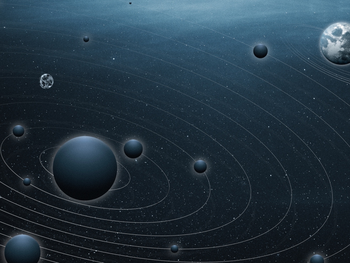 Траектория космической галактики