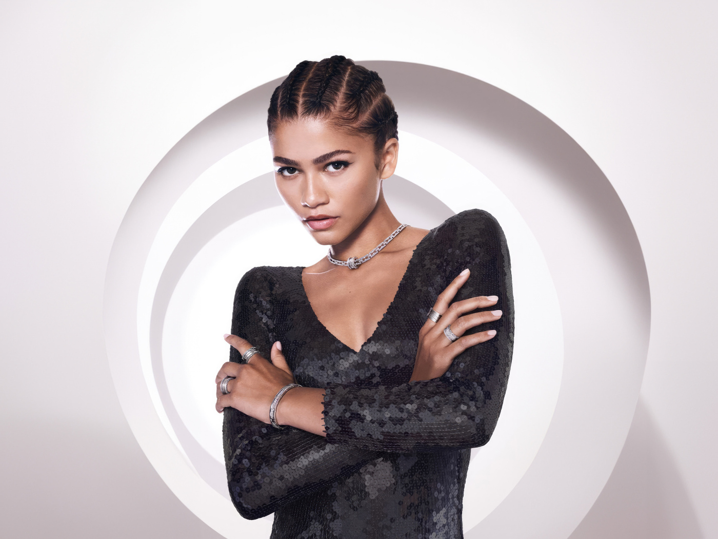 Красивая девушка американская актриса и певица Зендея