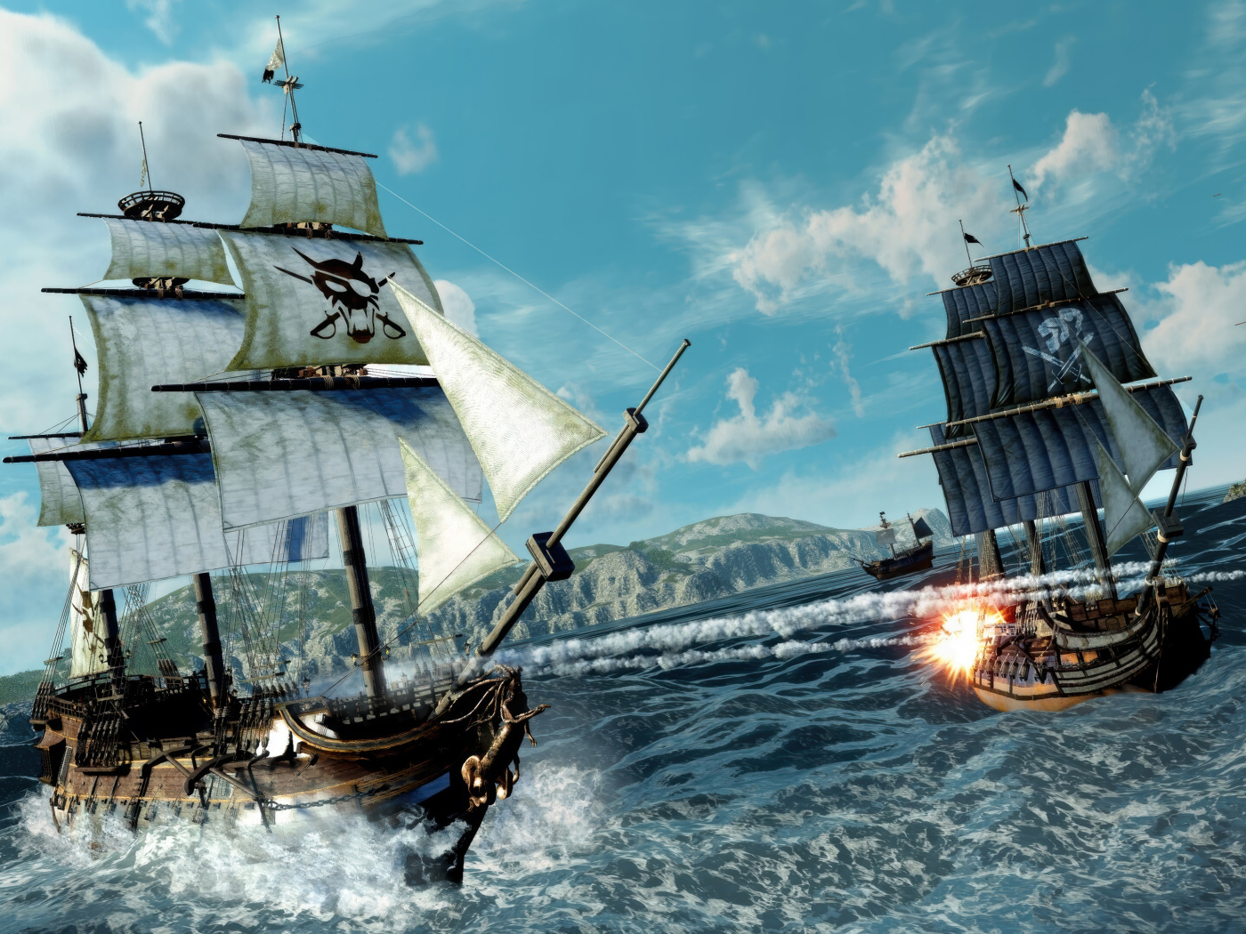 Пиратские корабли в компьютерной игре Like a Dragon: Pirate Yakuza in Hawaii