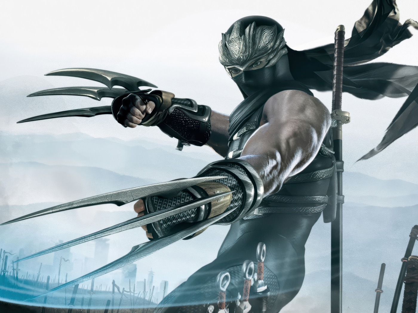 Самурай в компьютерной игре NINJA GAIDEN 2 Black