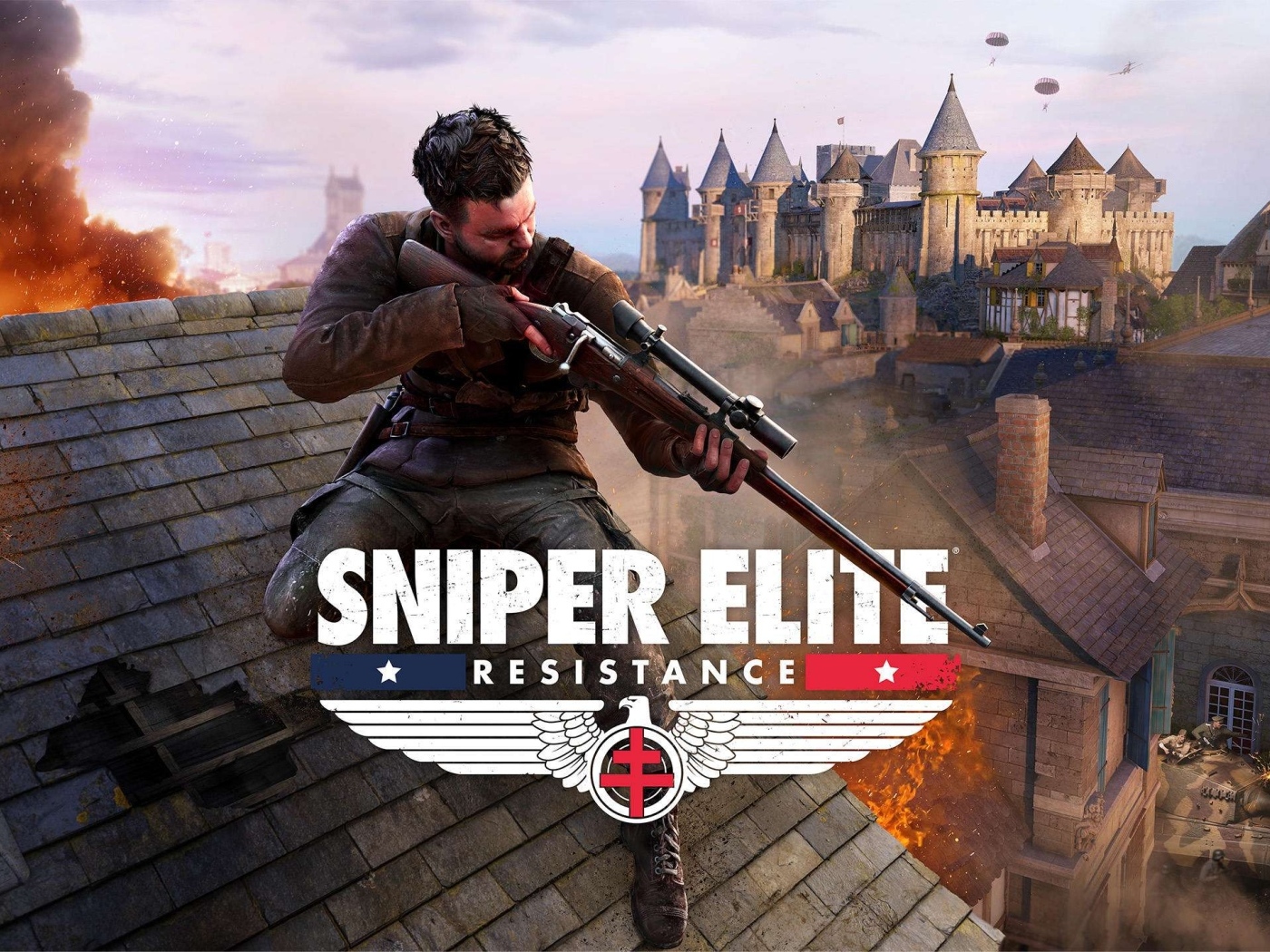 Постер видео игры Sniper Elite: Resistance