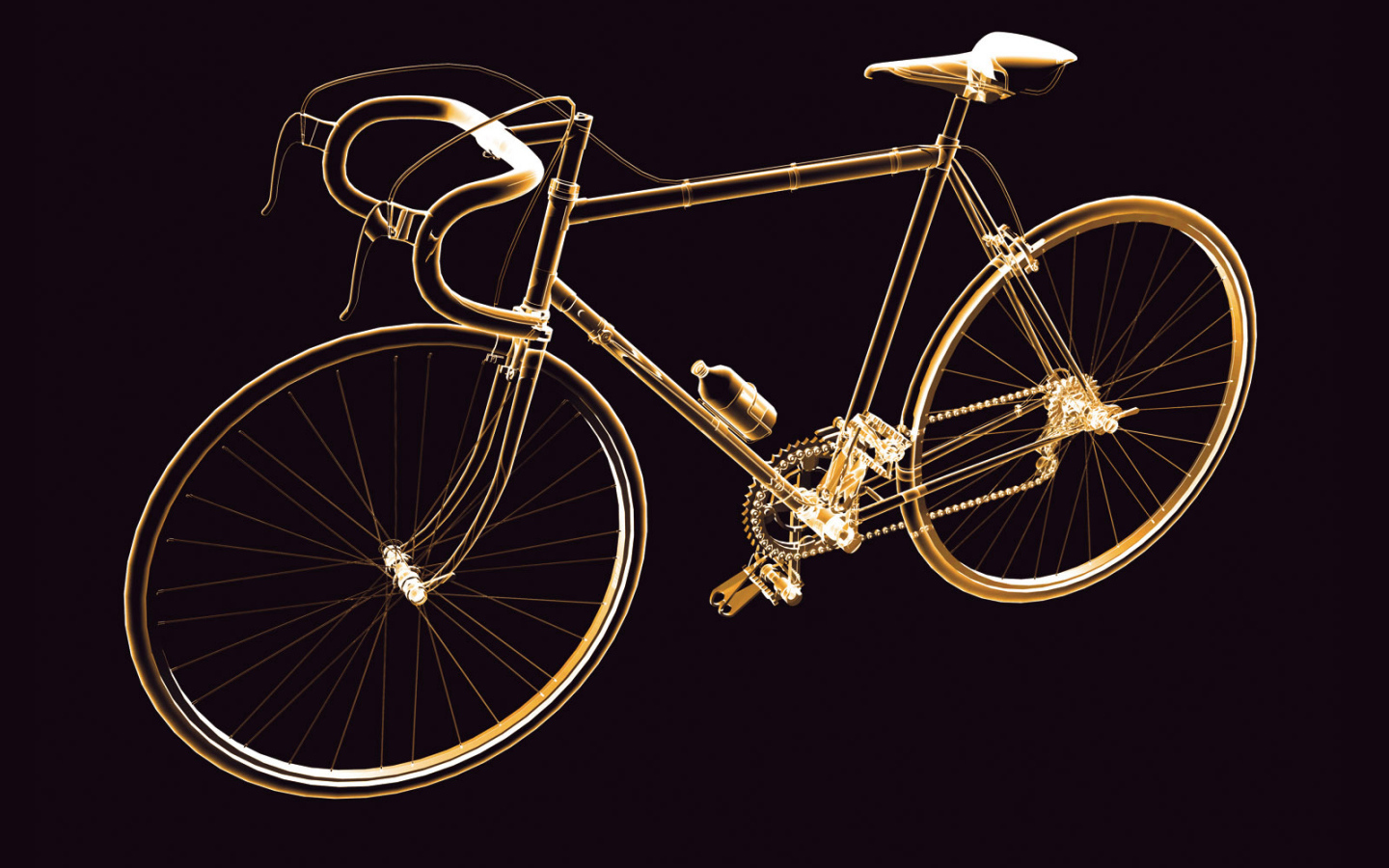 Неоновый велосипед