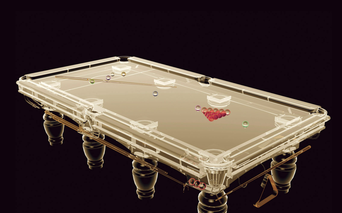 Неоновый бельярд