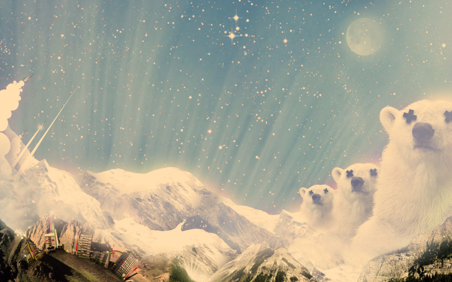 Белые мишки