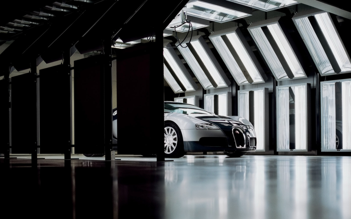 Bugatti в гараже