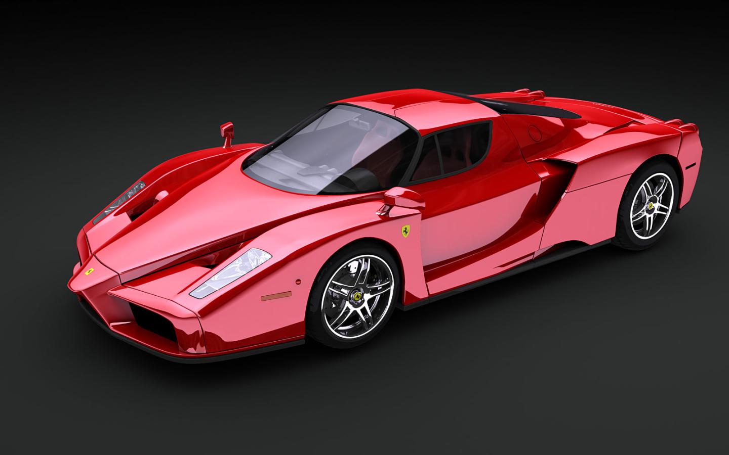 Красный Ferrari Enzo