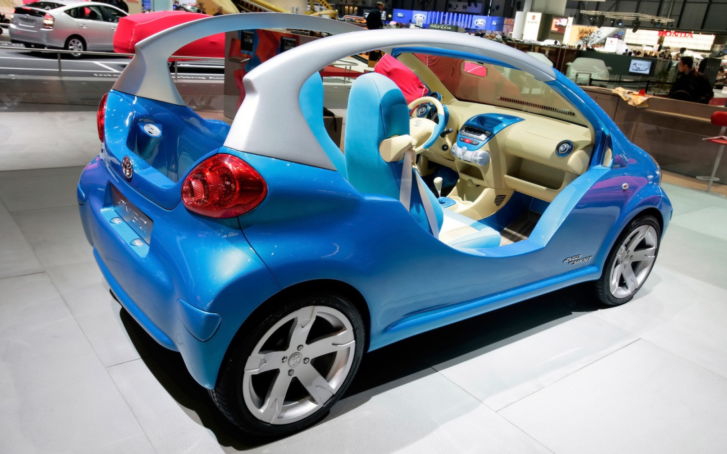 Синий мини кар