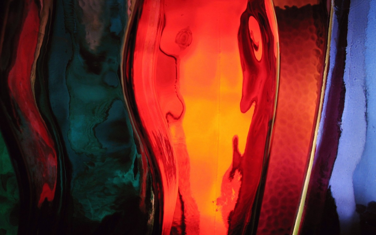 Окрашеная бутылка