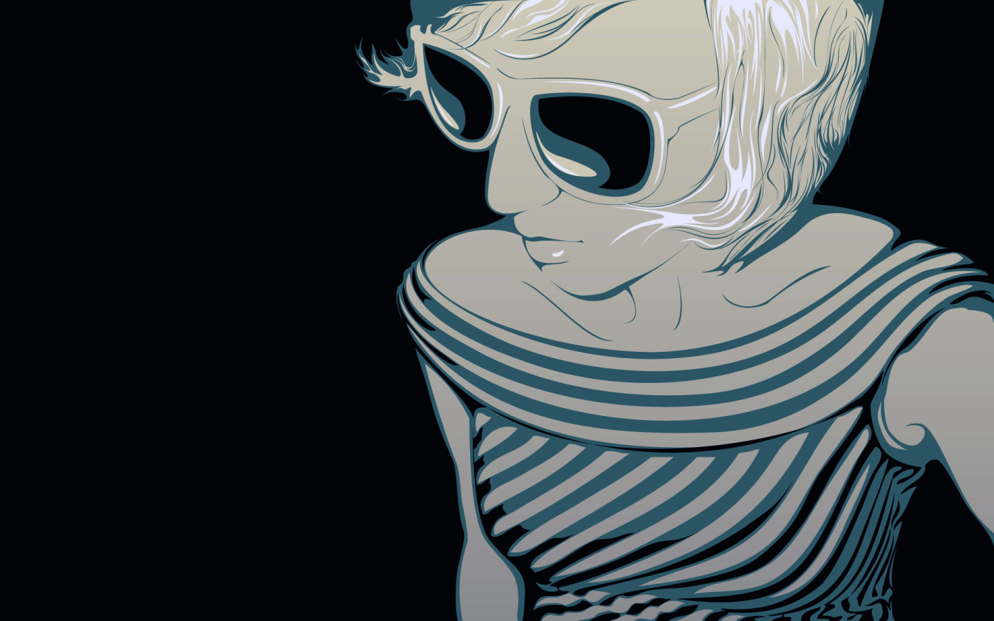 Девушка ретро