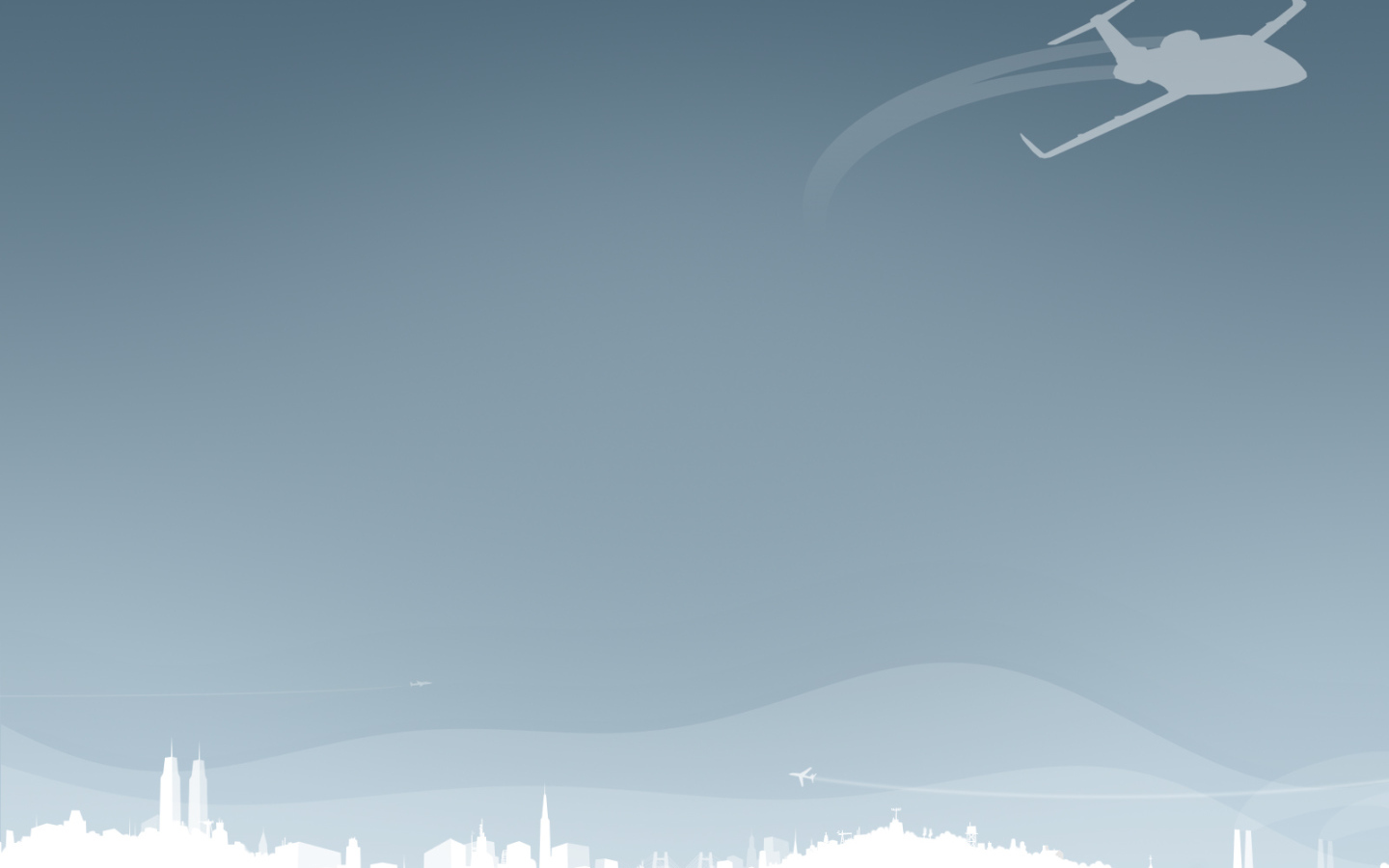 Полет над городом