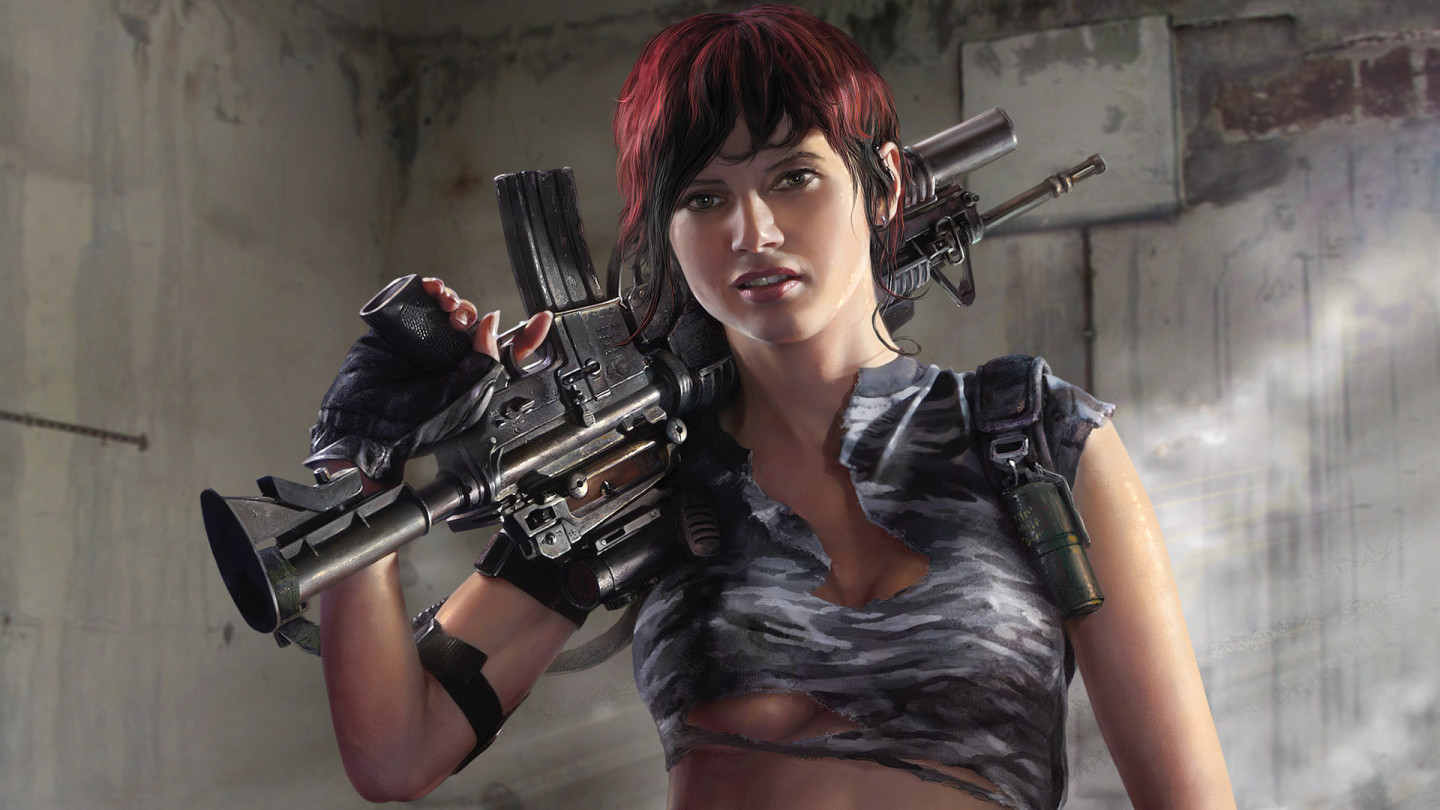 Красавица с автоматом