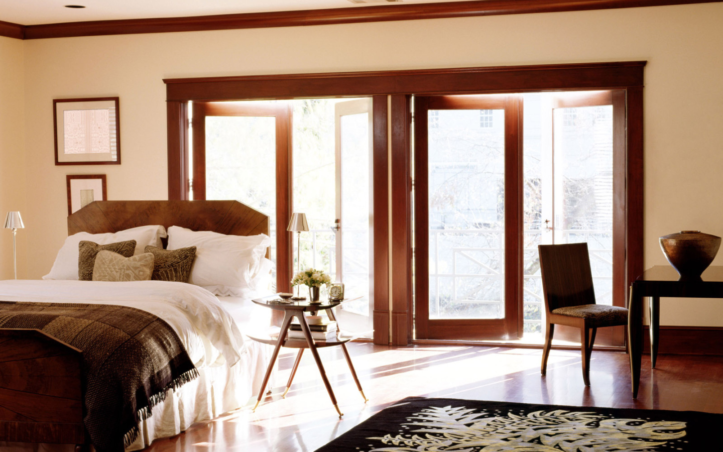 Спальня с выходом на террасу