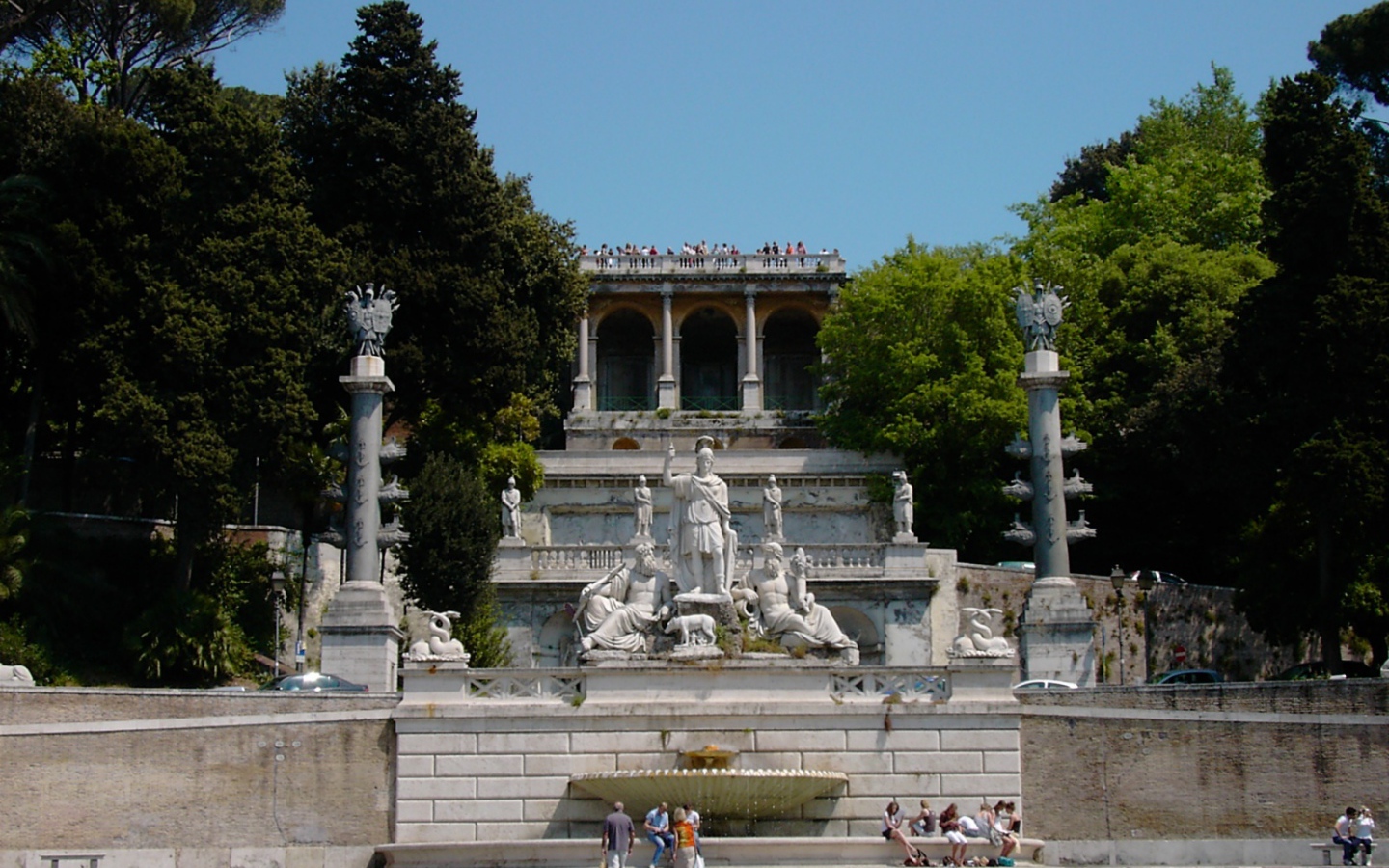 Terrazza del Pinicio - Скульптуры Италии