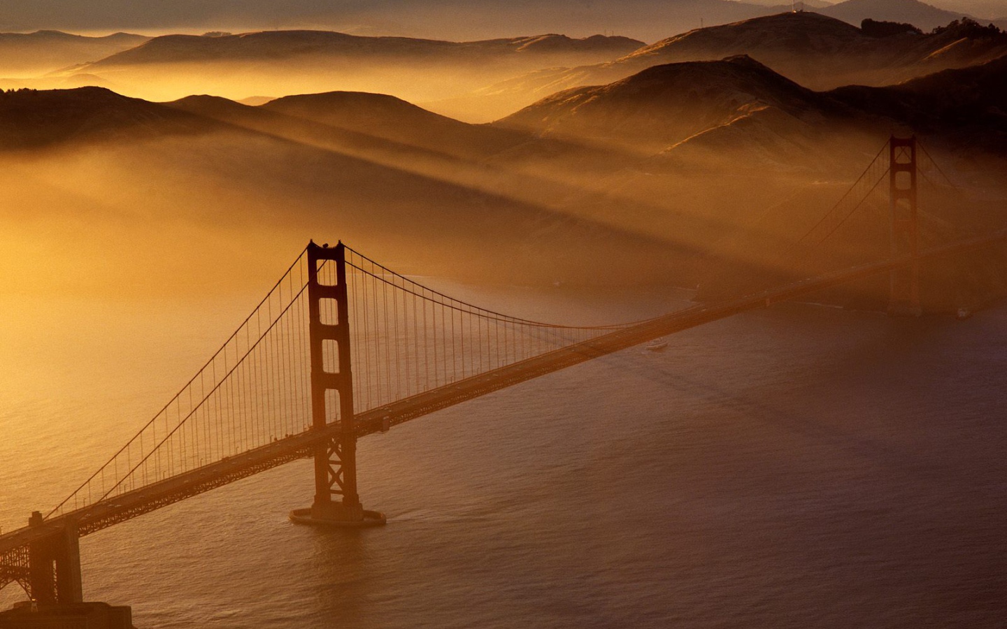 Мост Золотые Ворота / Мыс Marin / Сан-Франциско / Калифорния / США