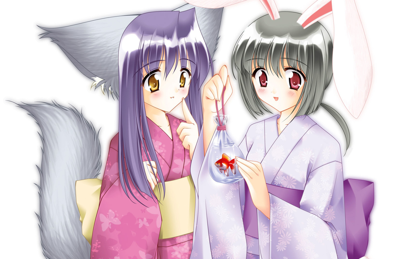 Кошка и Кролик