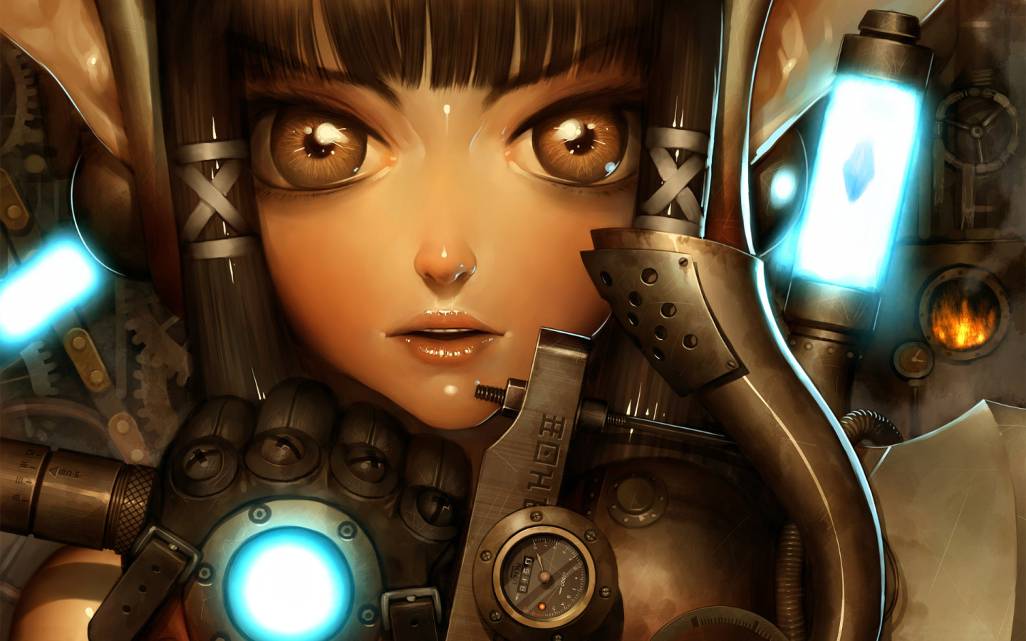 Девушка с большими глазами