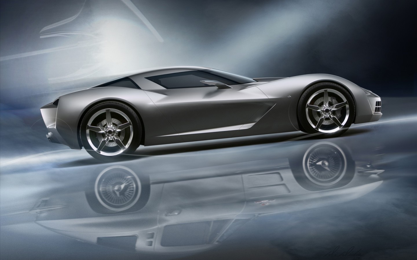 Быстрый спортивный автомобиль