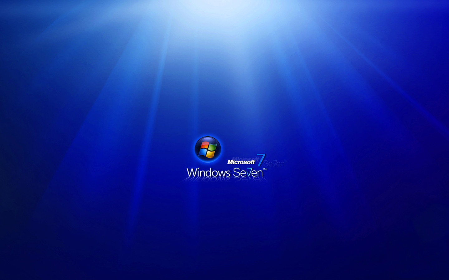 windows 7 blue