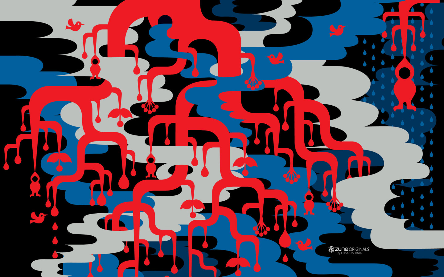 Дождь и молнии