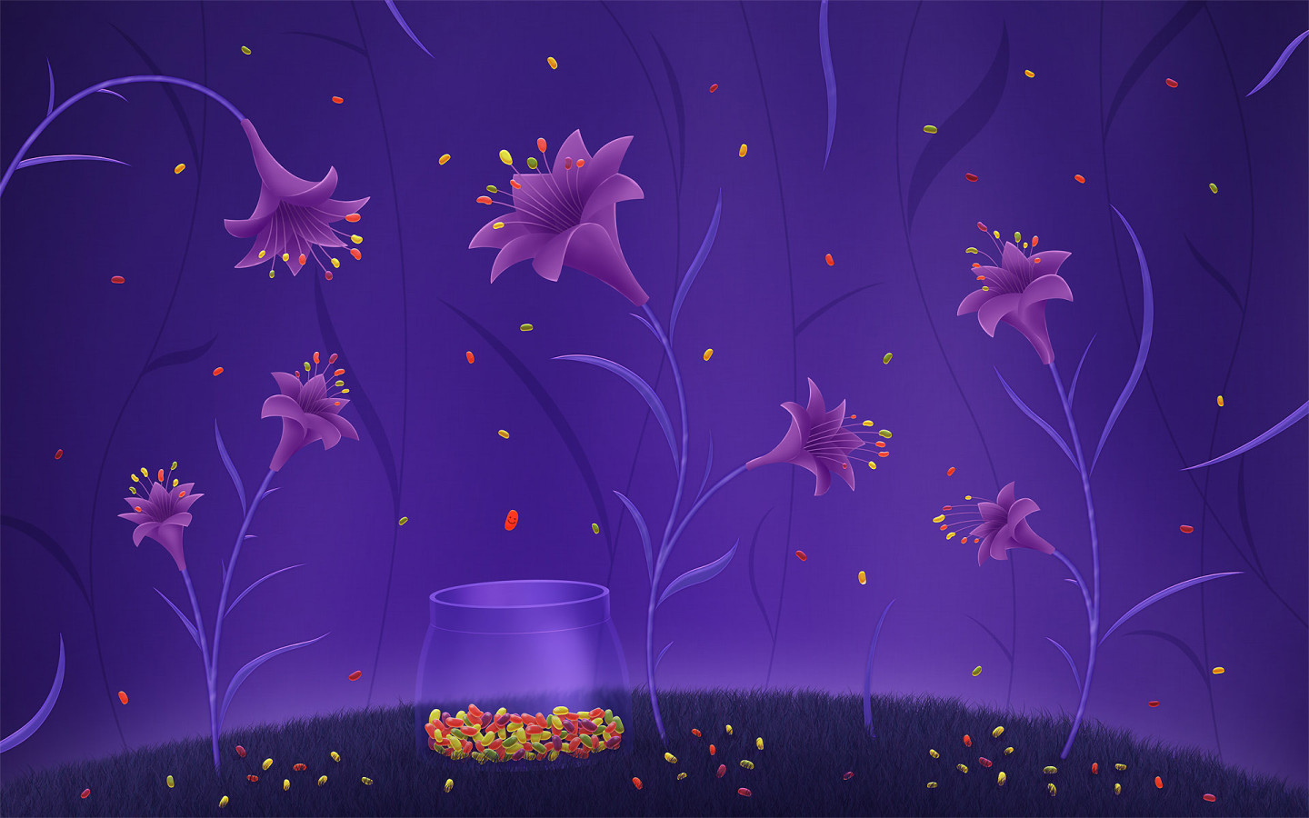 Цветы конфеты