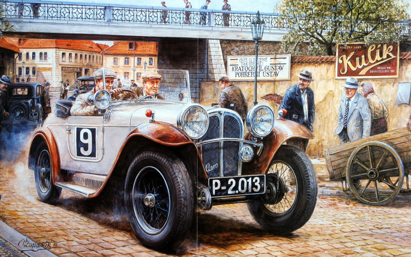 Гонки на старинных автомобилях