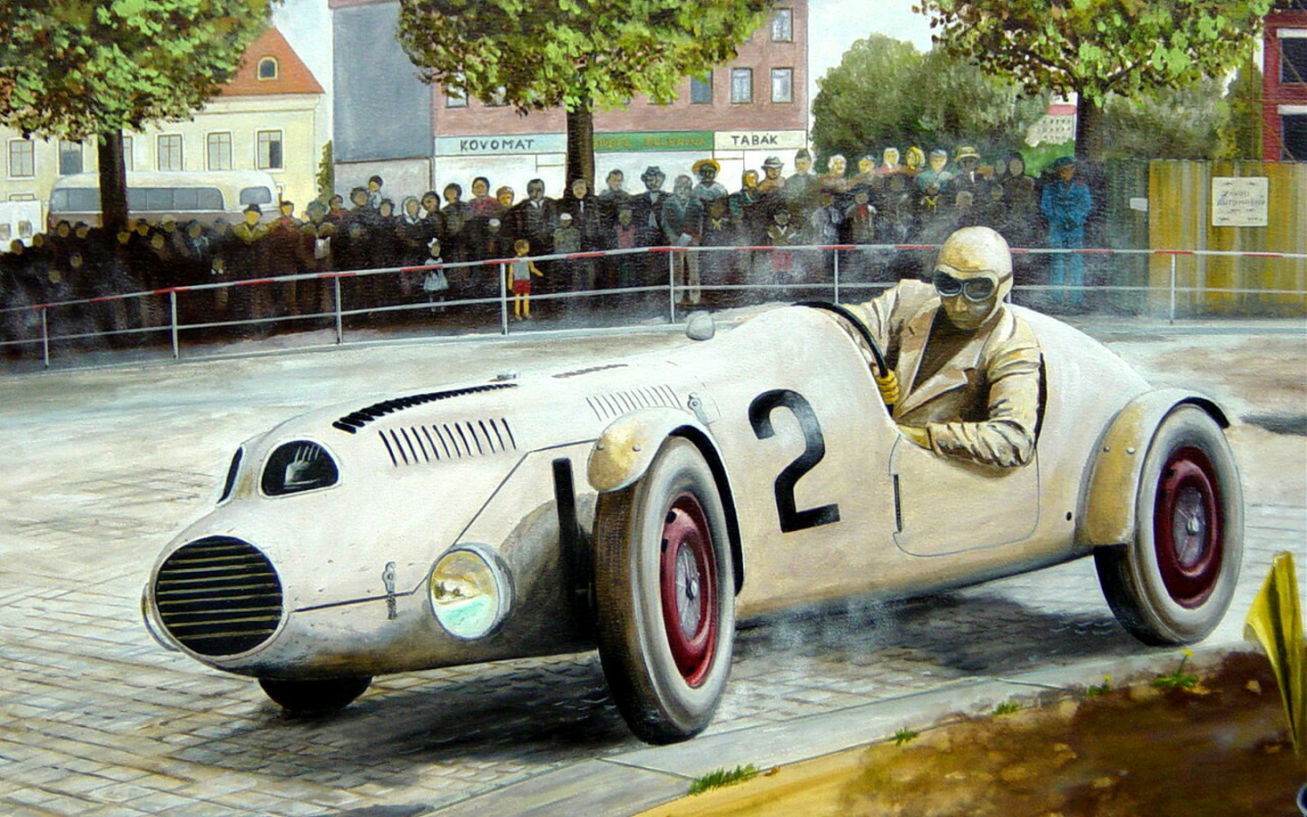 Спортивный ретро автомобиль