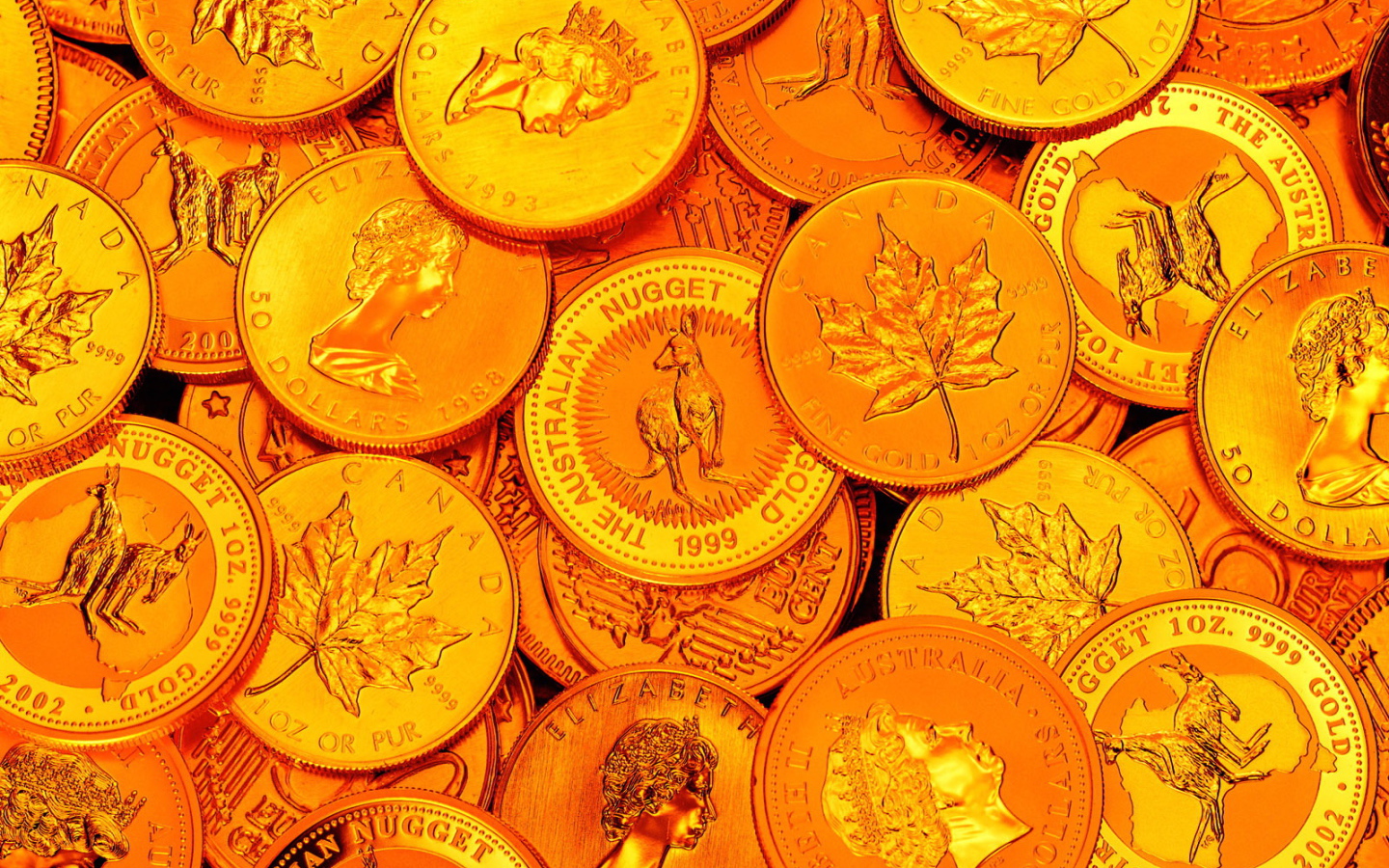 Канадские золотые монеты