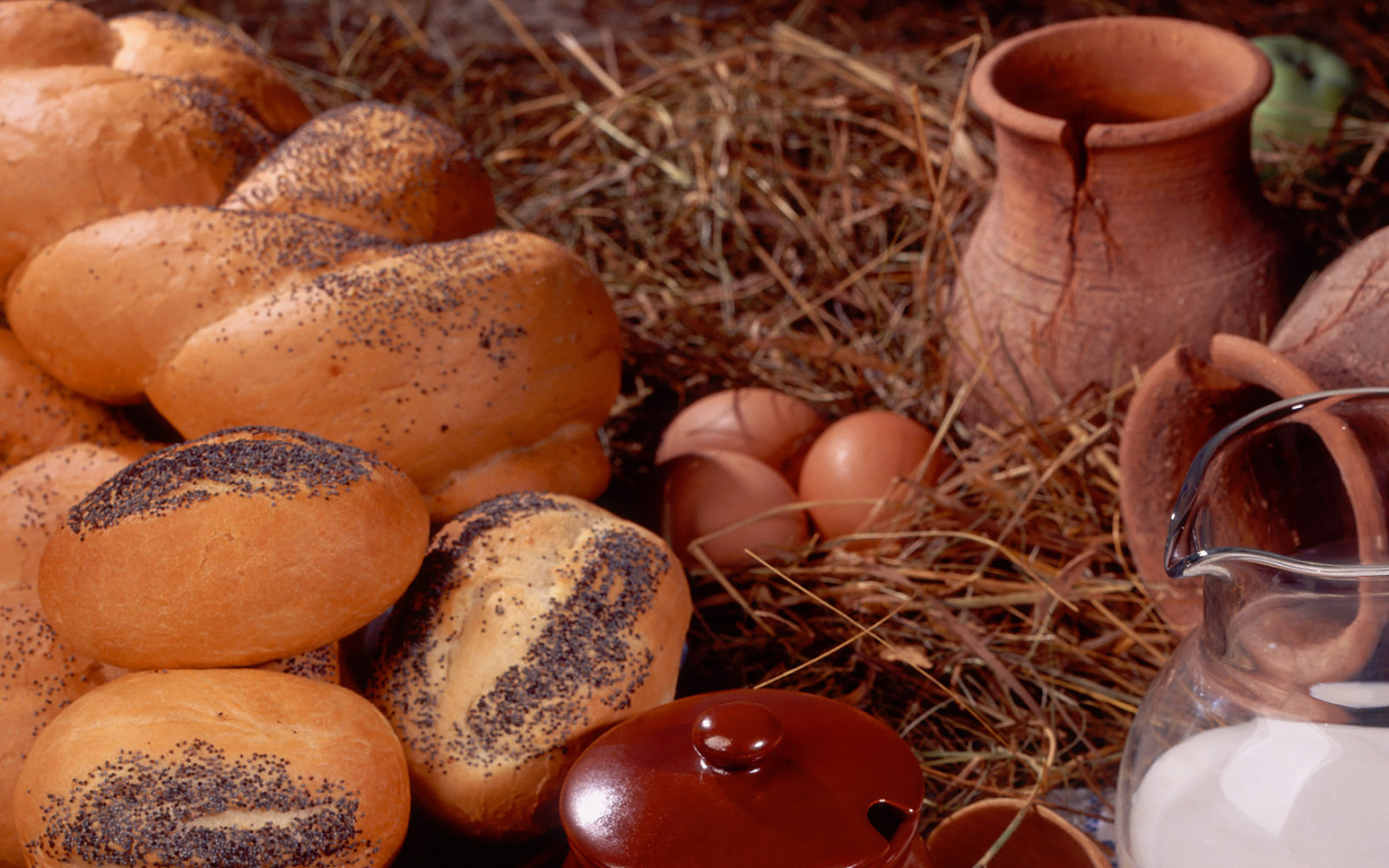 Булочки с маком