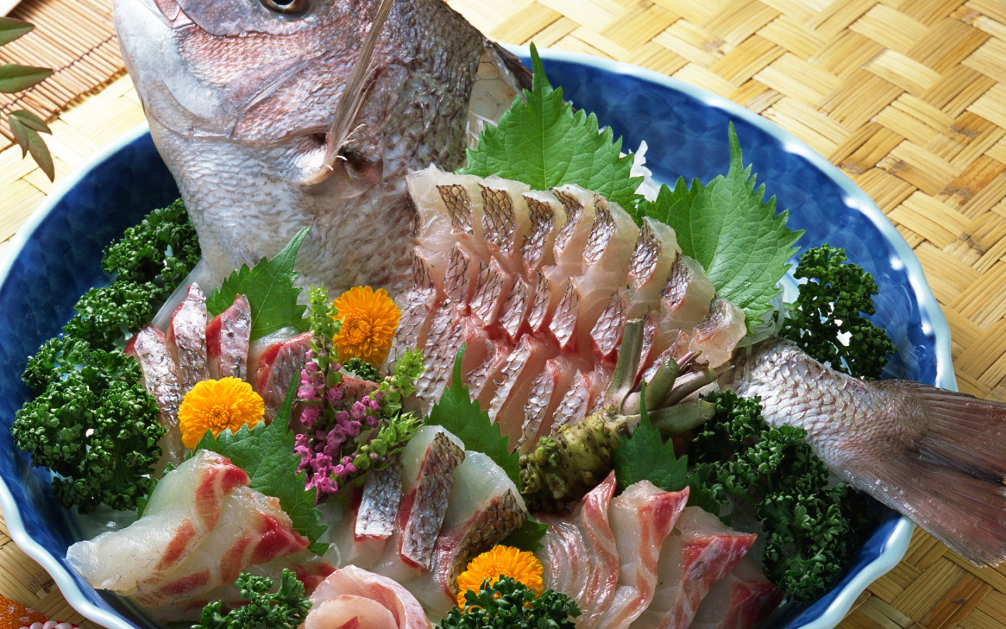 Красивое блюдо с рыбой