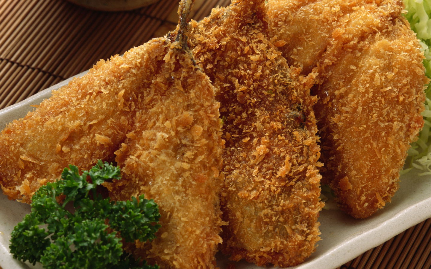 Жаренная рыбка