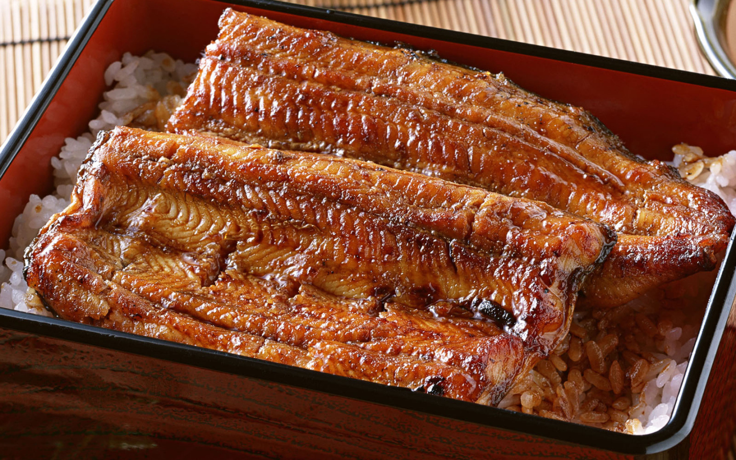 Жаренная рыба с рисом