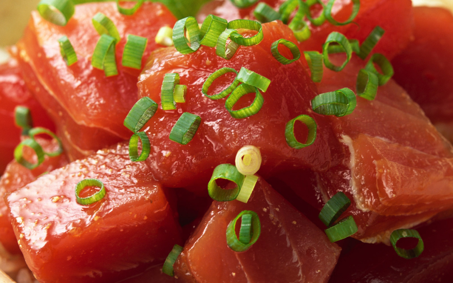 Кусочки мяса Красной рыбы