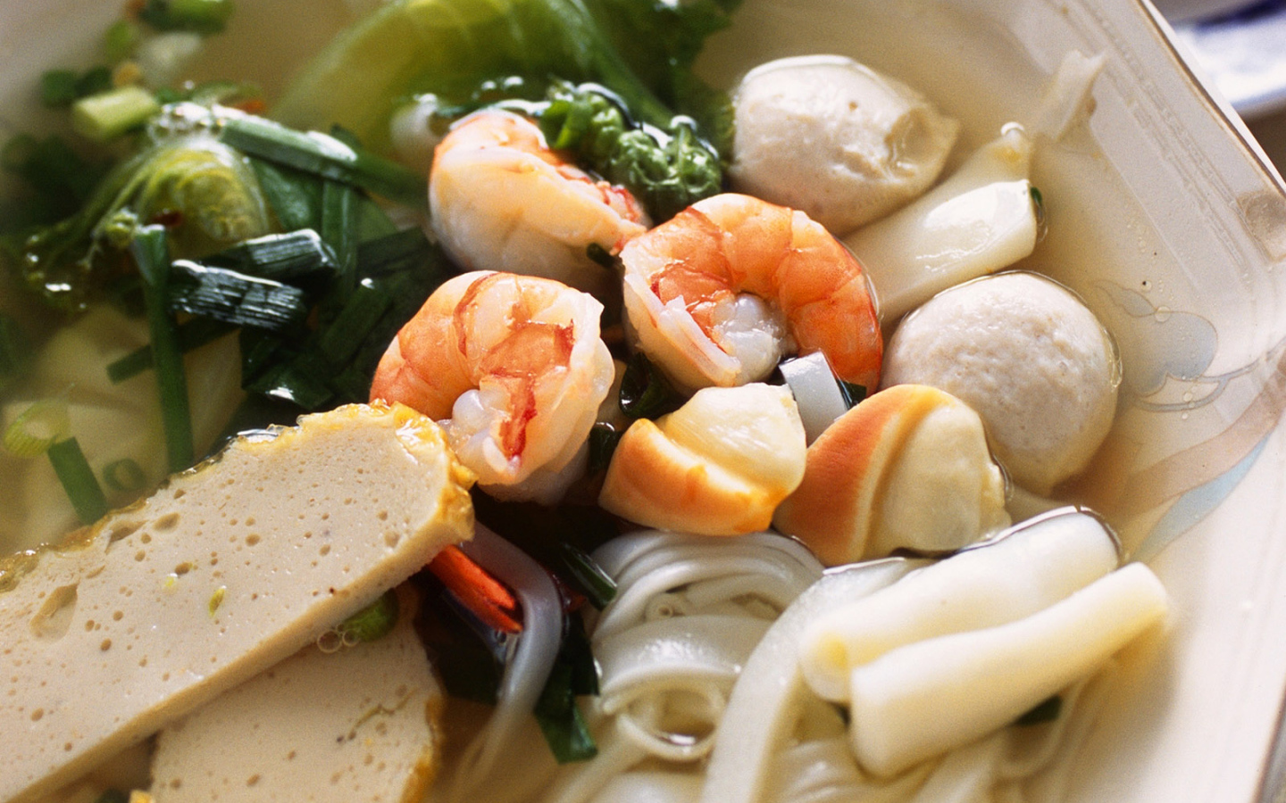 Суп с креветками