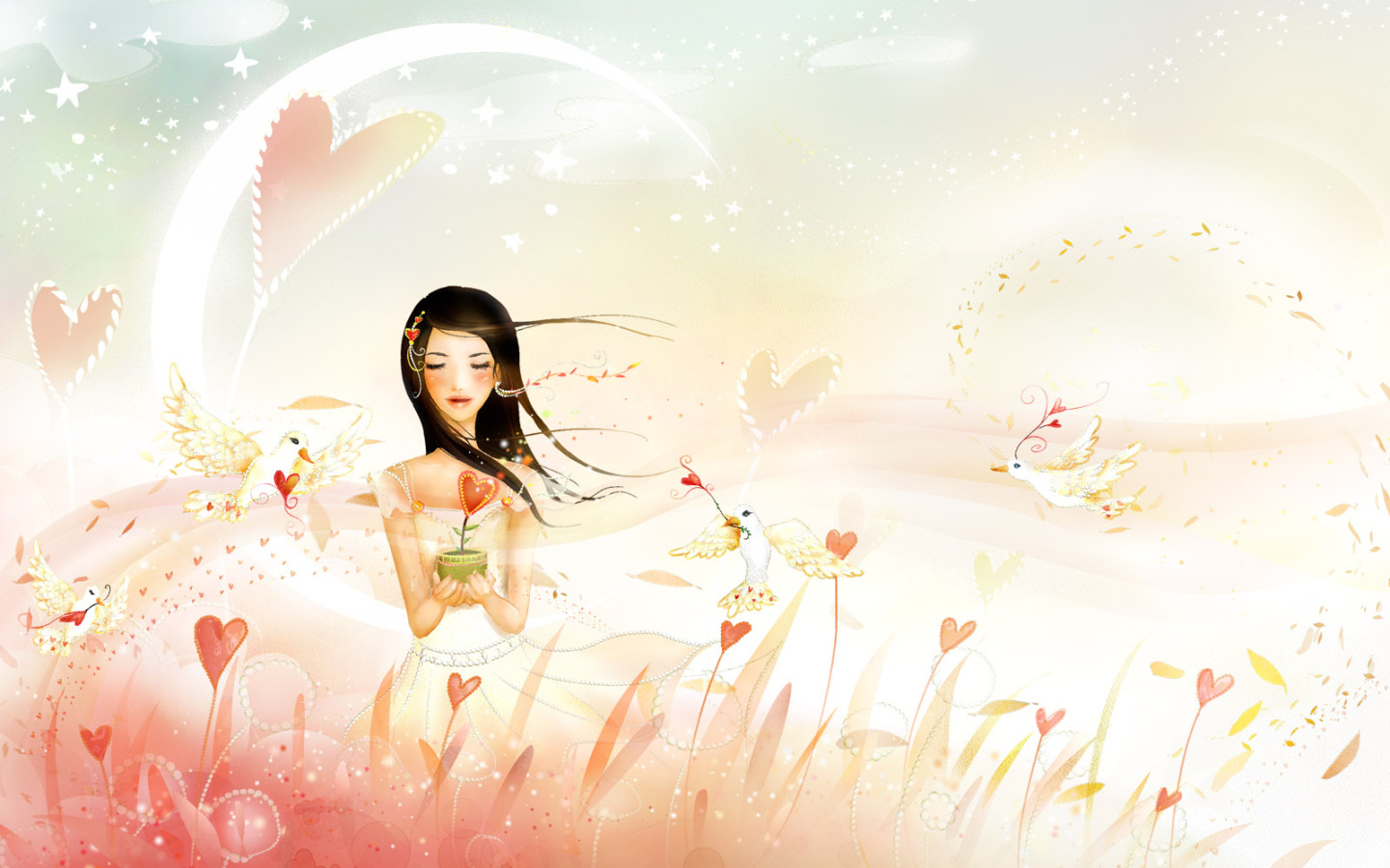 Красивая валентинка