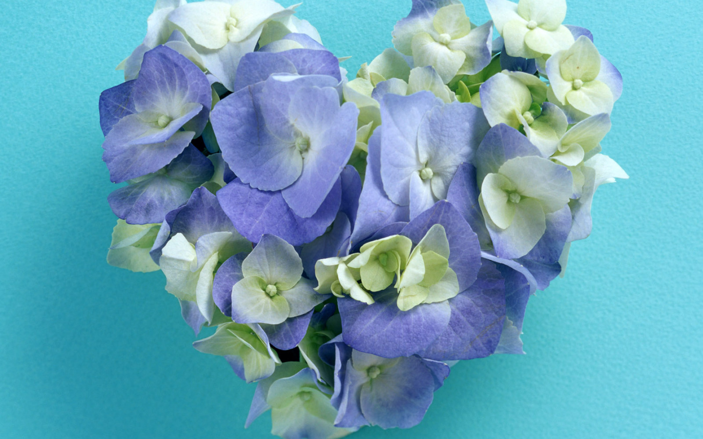 Сердечко из цветов