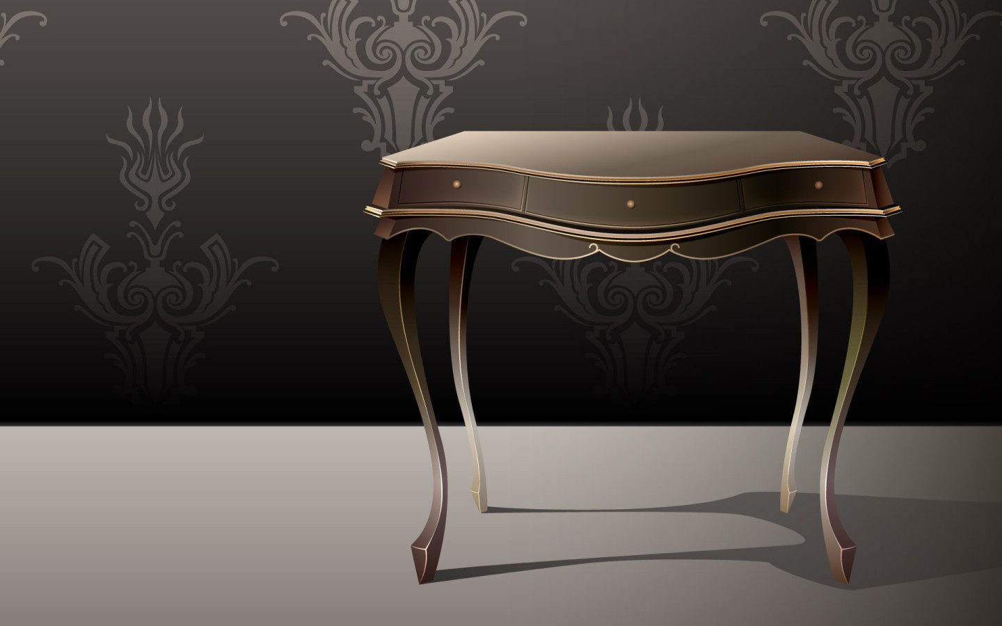 Деревянный столик