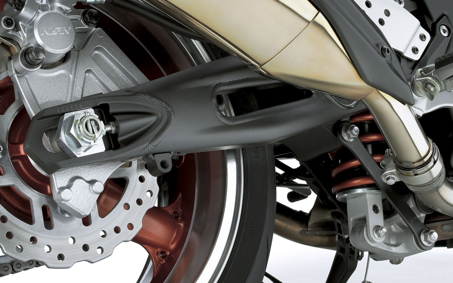 Заднее колесо мотоцикла