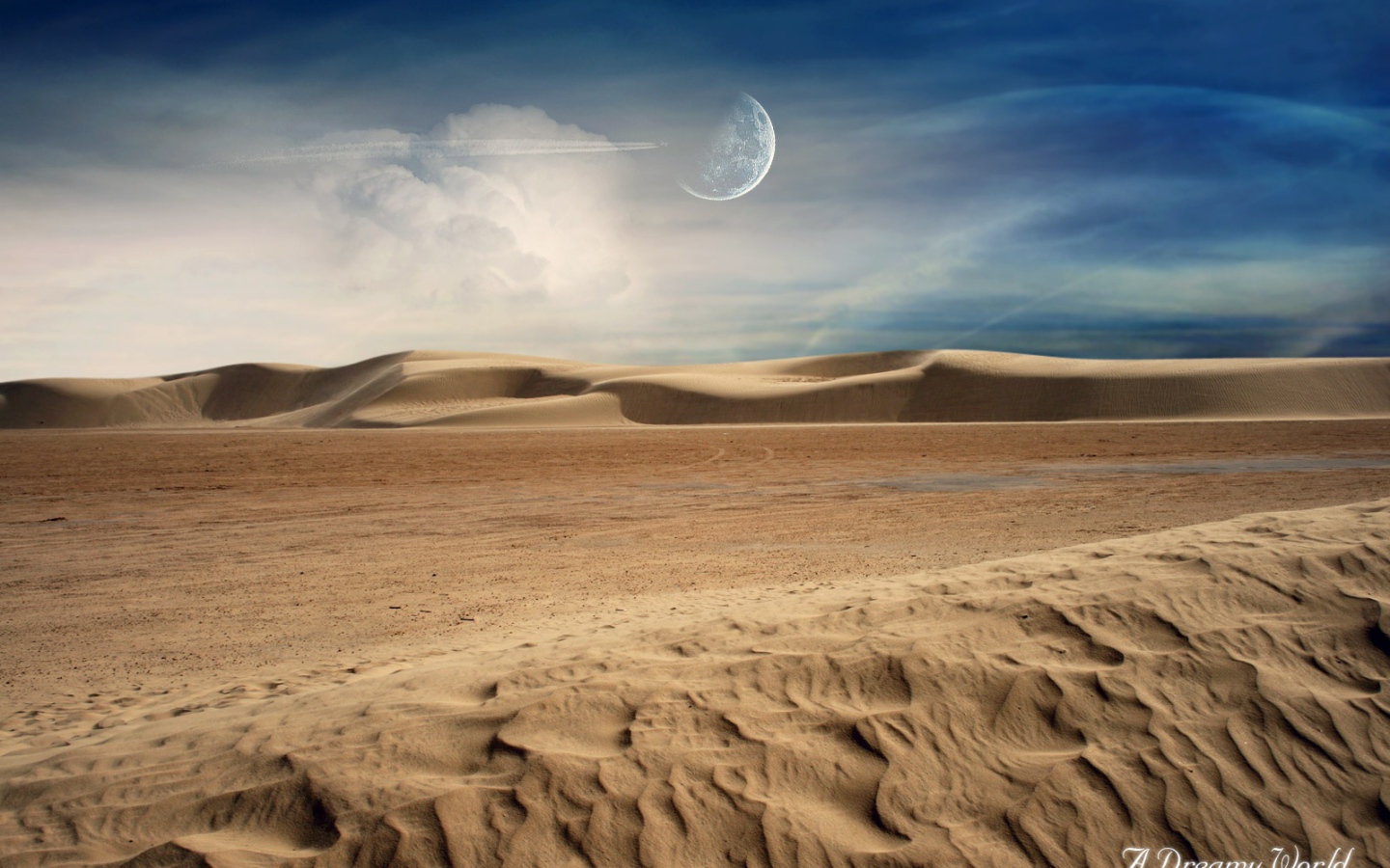 Луна в пустыне
