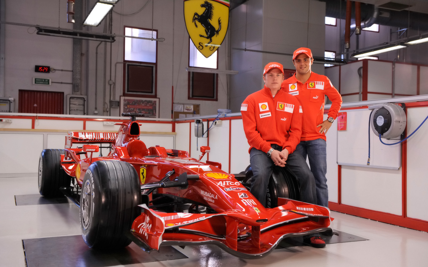 Кими и феррари ф1