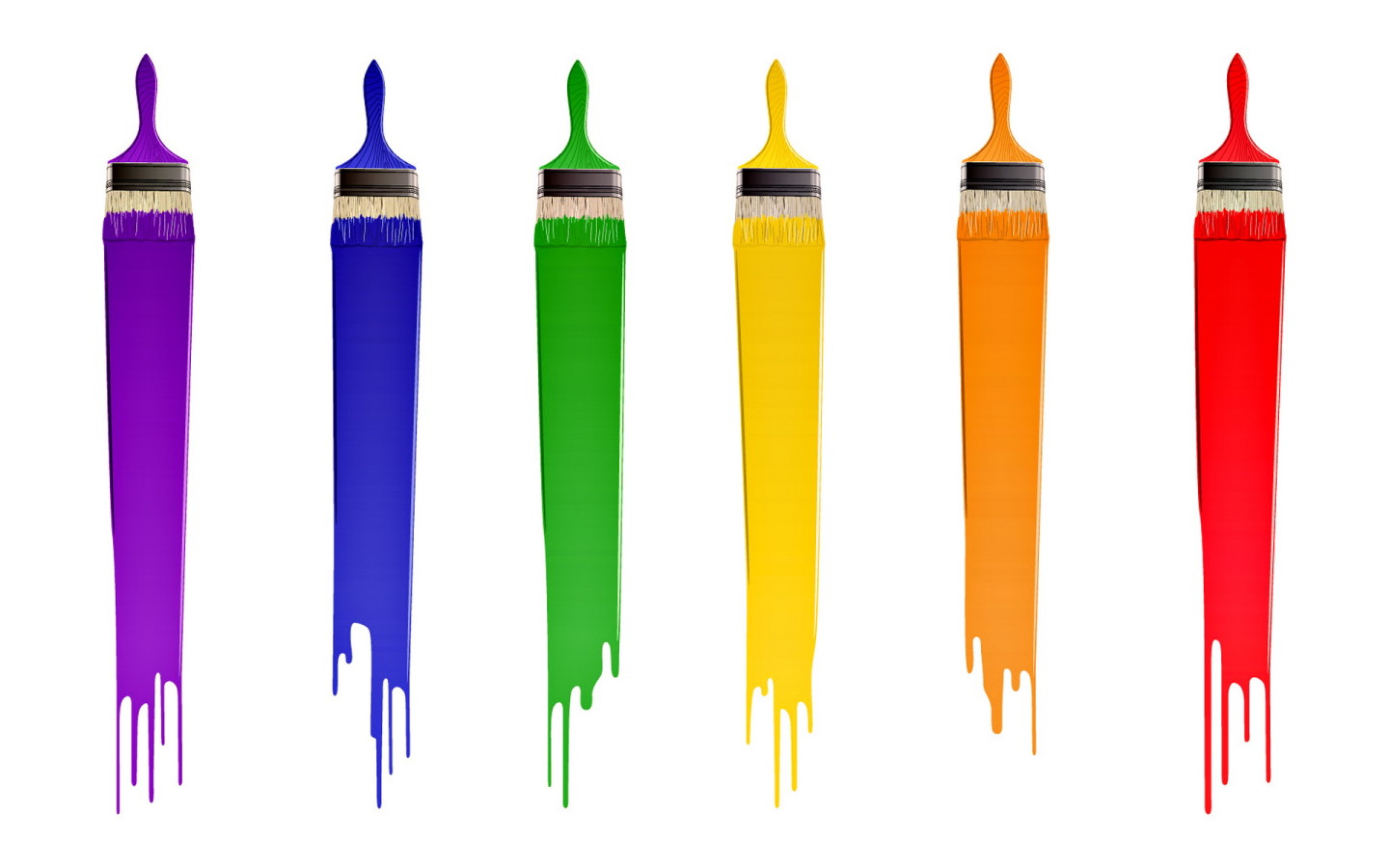 Разноцветные кисти
